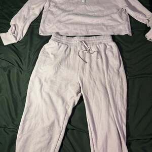 NEW Victoria's Secret Glow Waffle Henley Jogger Pajama Set Soft Pj's Lounge S